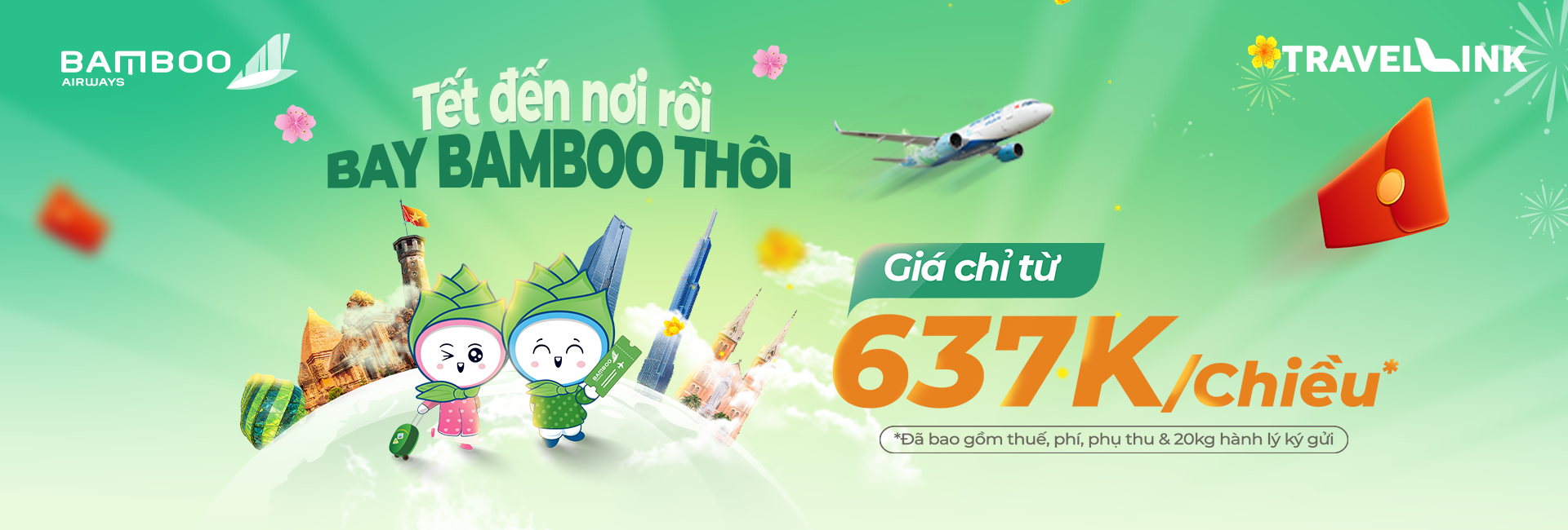 vé máy bay tết Bamboo Airways
