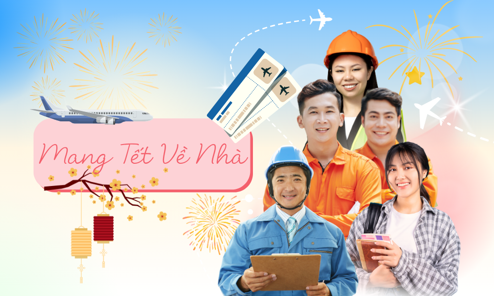 Đặt vé máy bay Tết giá rẻ 2026 cho sinh viên, công nhân xa quê với nhiều ưu đãi