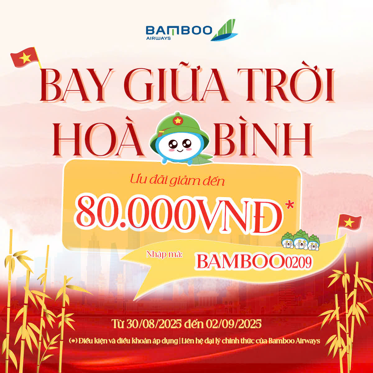 BAY GIỮA TRỜI HÒA BÌNH