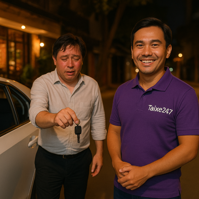 Đưa người say và xe về nhà an toàn nhờ lái xe hộ của Tài xế 247