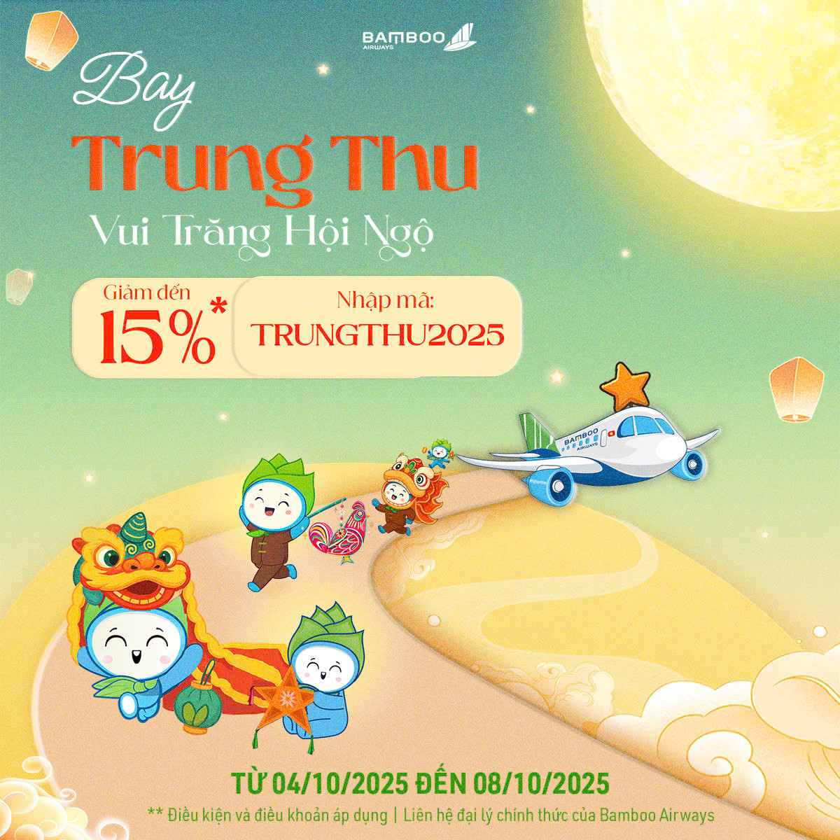 BAY TRUNG THU – VUI TRĂNG HỘI NGỘ