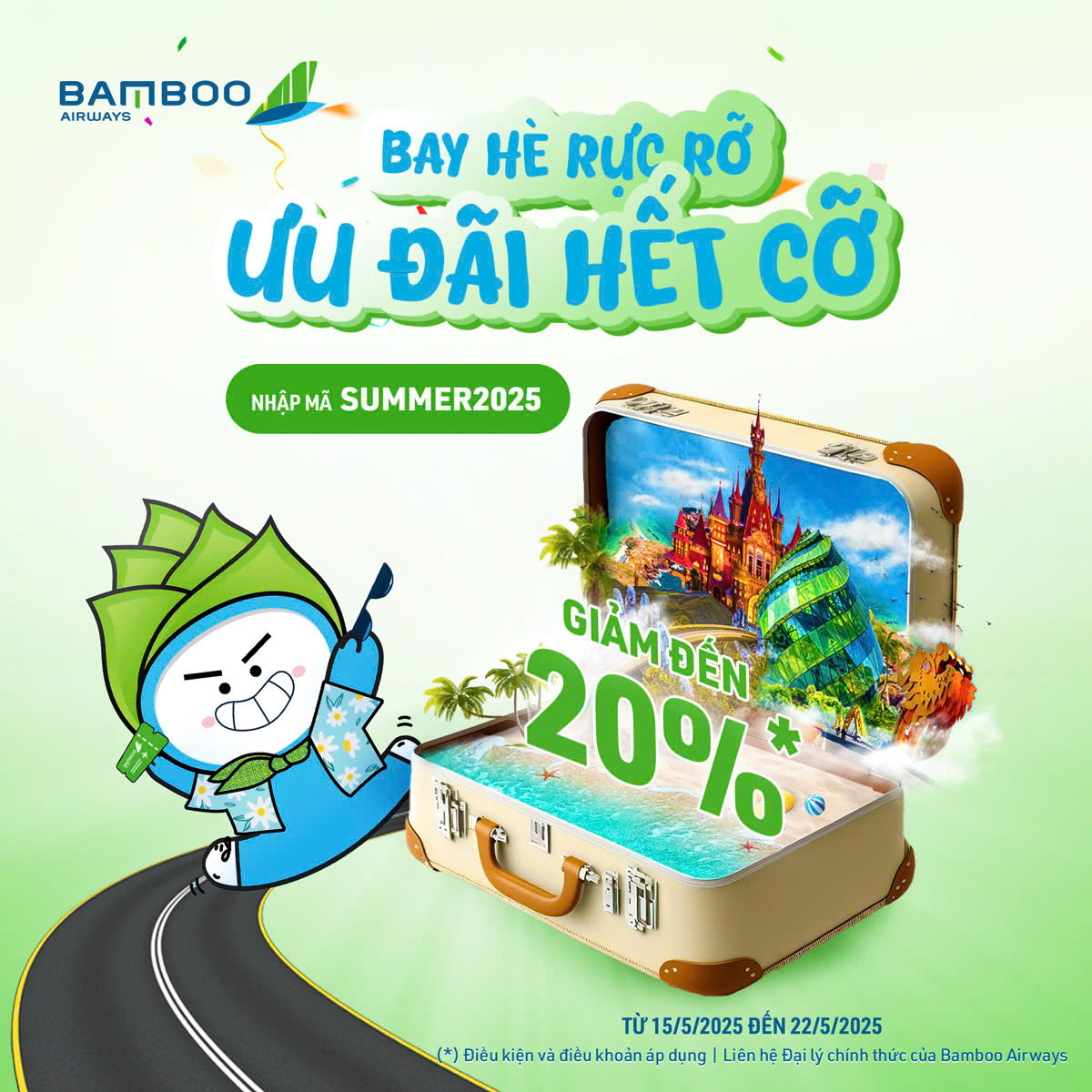 BAY HÈ RỰC RỠ - ƯU ĐÃI HẾT CỠ