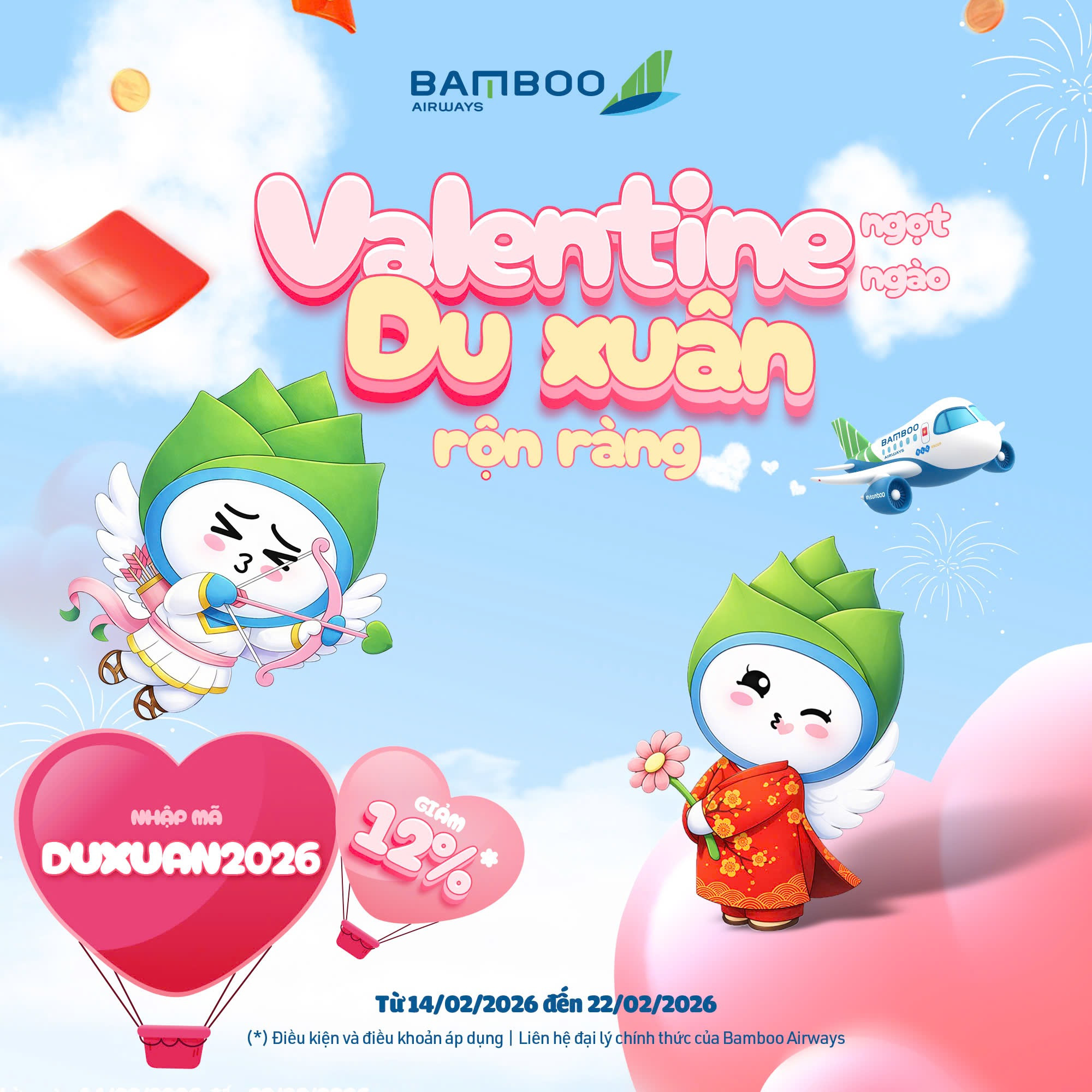 Valentine ngọt ngào du xuân
