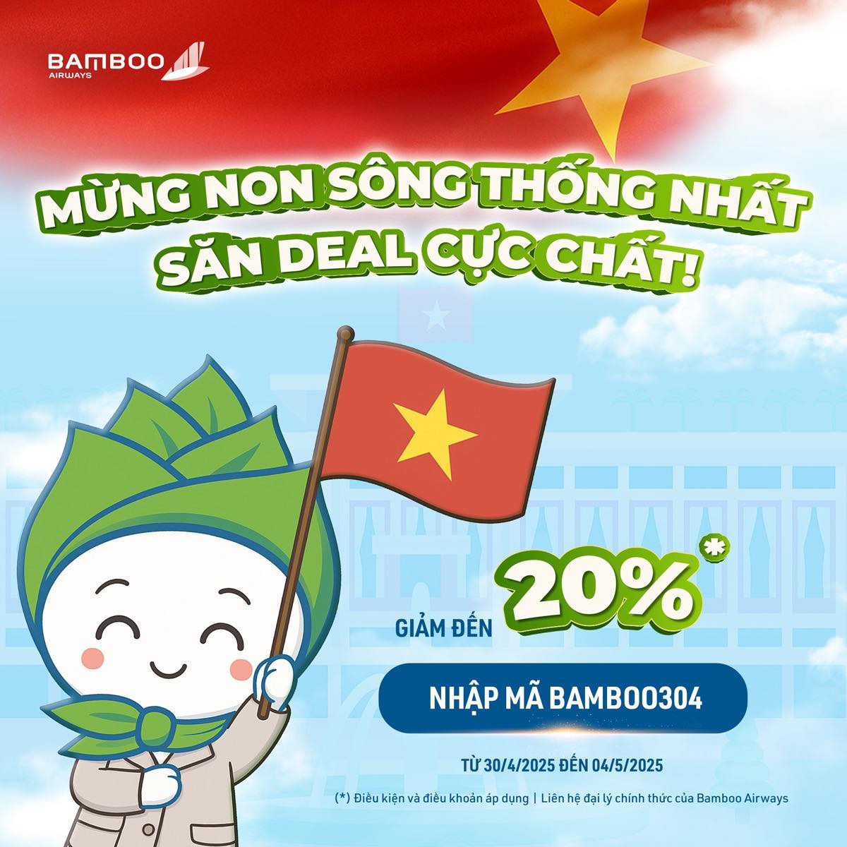 MỪNG NON SÔNG THỐNG NHẤT – SĂN DEAL CỰC CHẤT