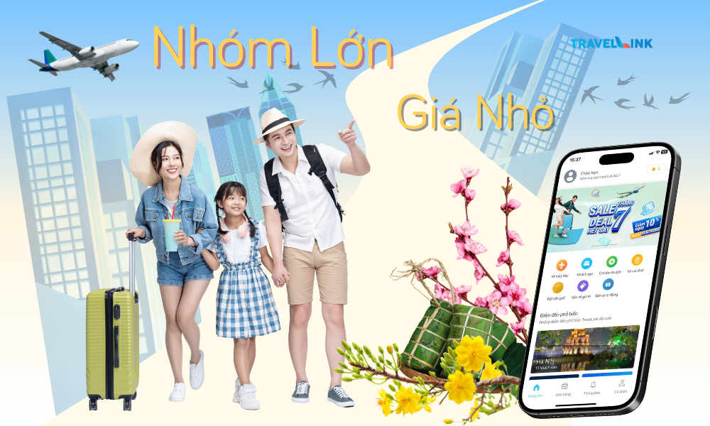Vé máy bay Tết giá rẻ theo nhóm – Đi đông tiết kiệm hơn