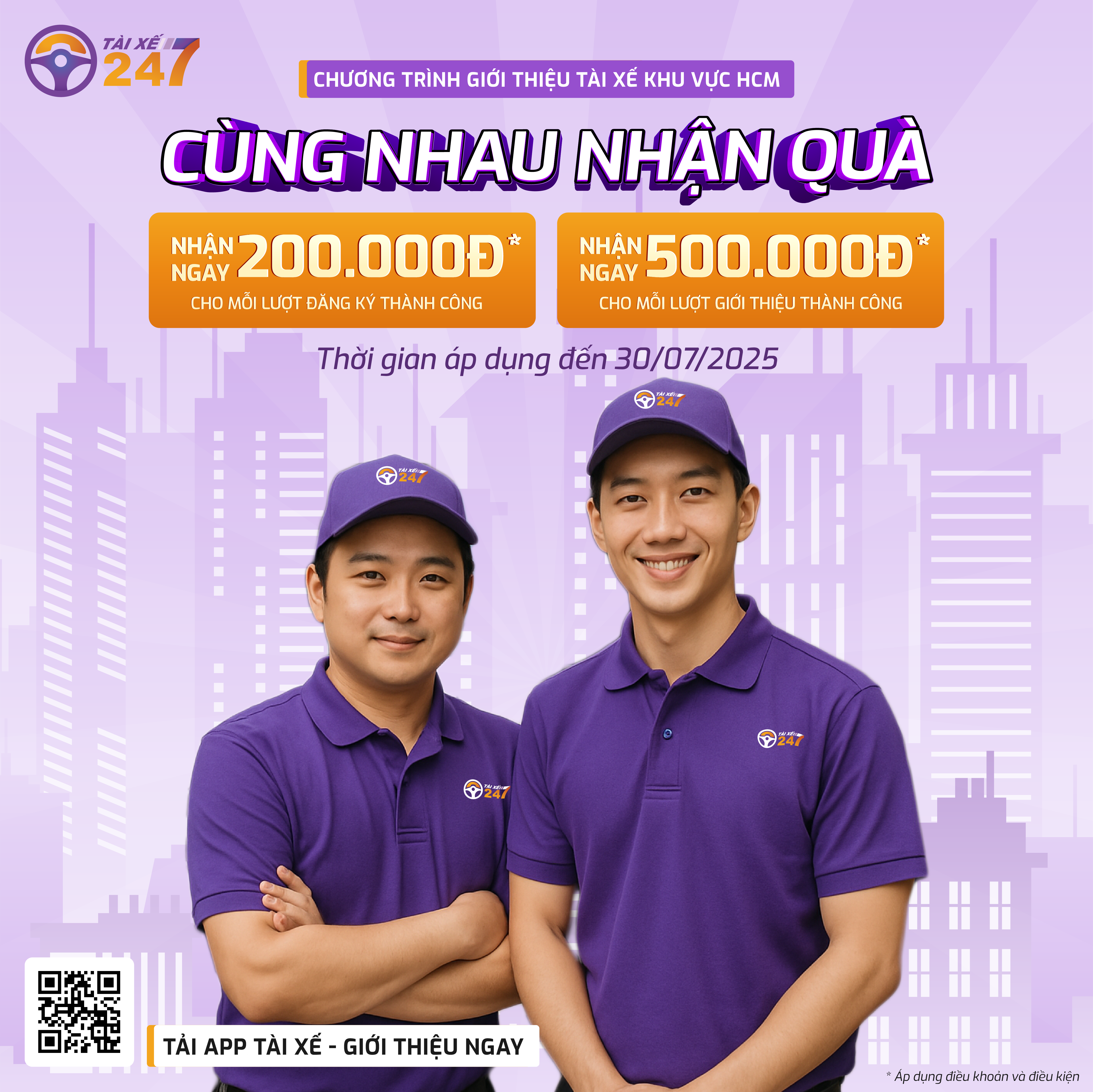 Hướng dẫn chi tiết cách giới thiệu tài xế để nhận 500k tiền hoa hồng