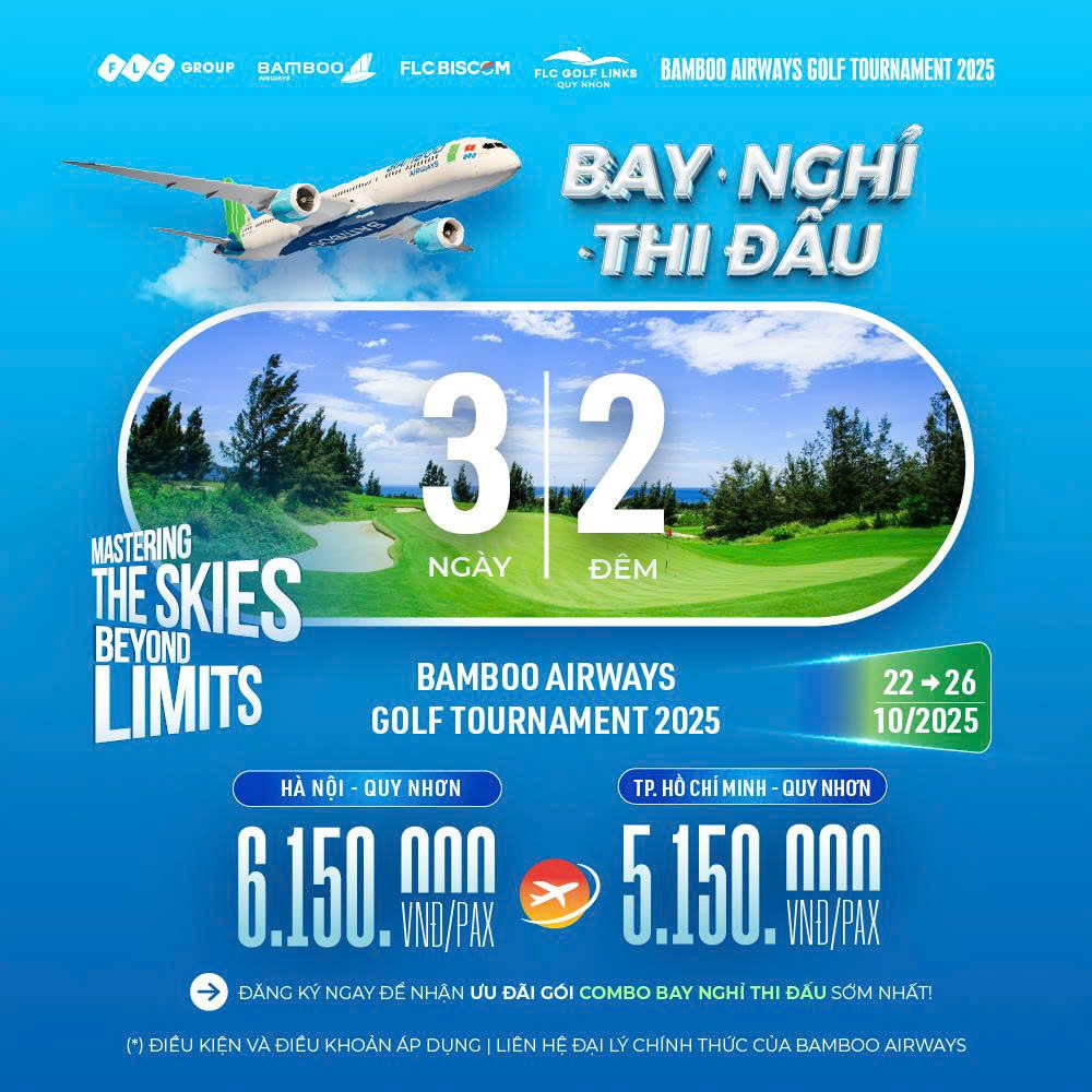 BAY - NGHỈ TRỌN GÓI, ƯU ĐÃI SÂU