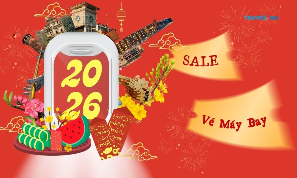 Vé máy bay Tết 2026 – 5 bí quyết săn vé giá rẻ không thể bỏ lỡ