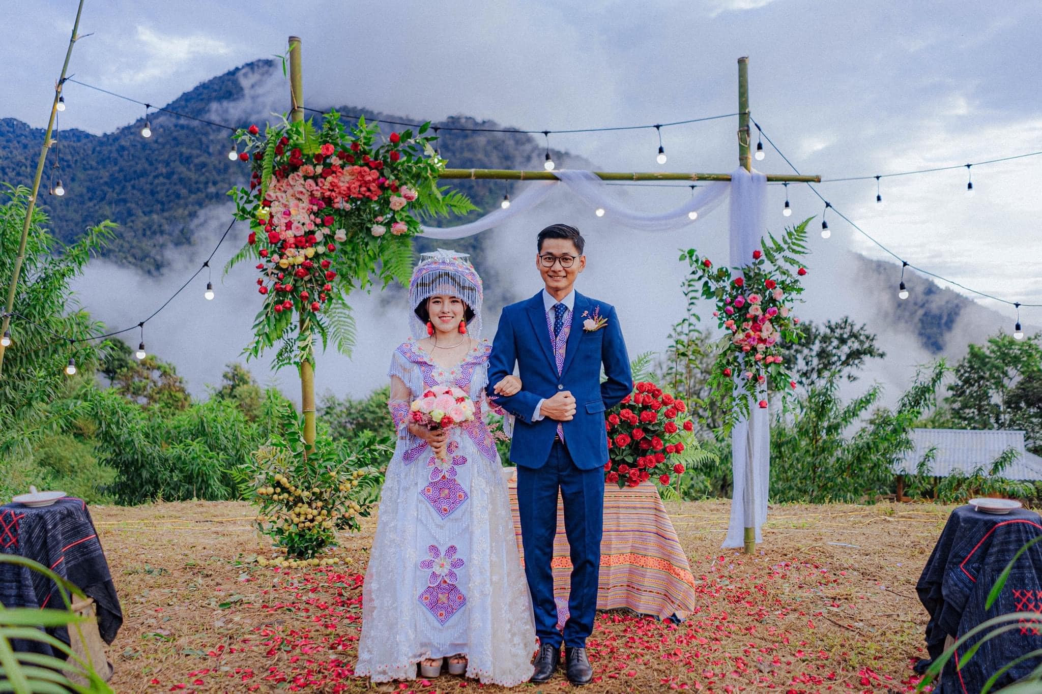 Đám cưới lãng mạn ở bản Sin Suối Hồ của chàng trai Sài Gòn với cô gái H’Mông