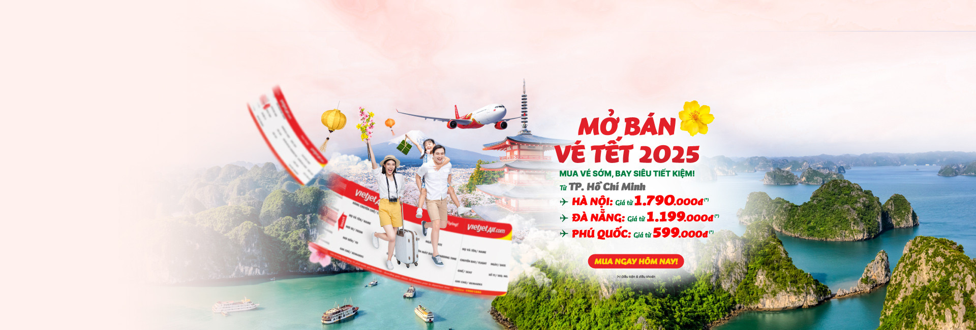 Vé máy bay Tết Vietjet Air